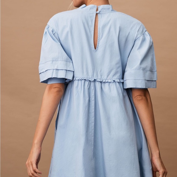 Anthropologie Maeve blue party dress - above knee - Picture 2 of 5